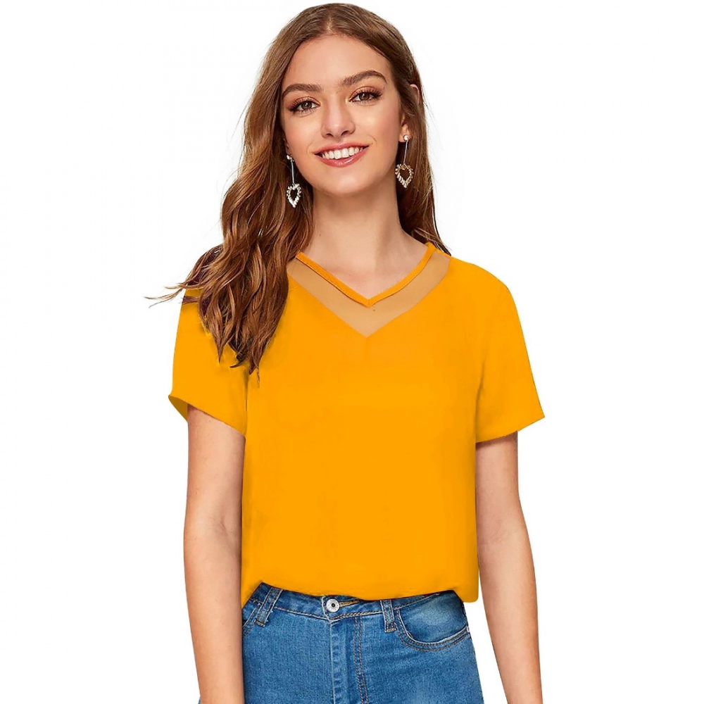 51354499688_300e8da257_o_d-1000x1000-1.webp Generic Women's Polyester, Knitting Western Wear T-Shirt (Yellow) - Image 1