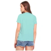 Generic Women's Cotton Western Wear T-Shirt (Green) - Image 2