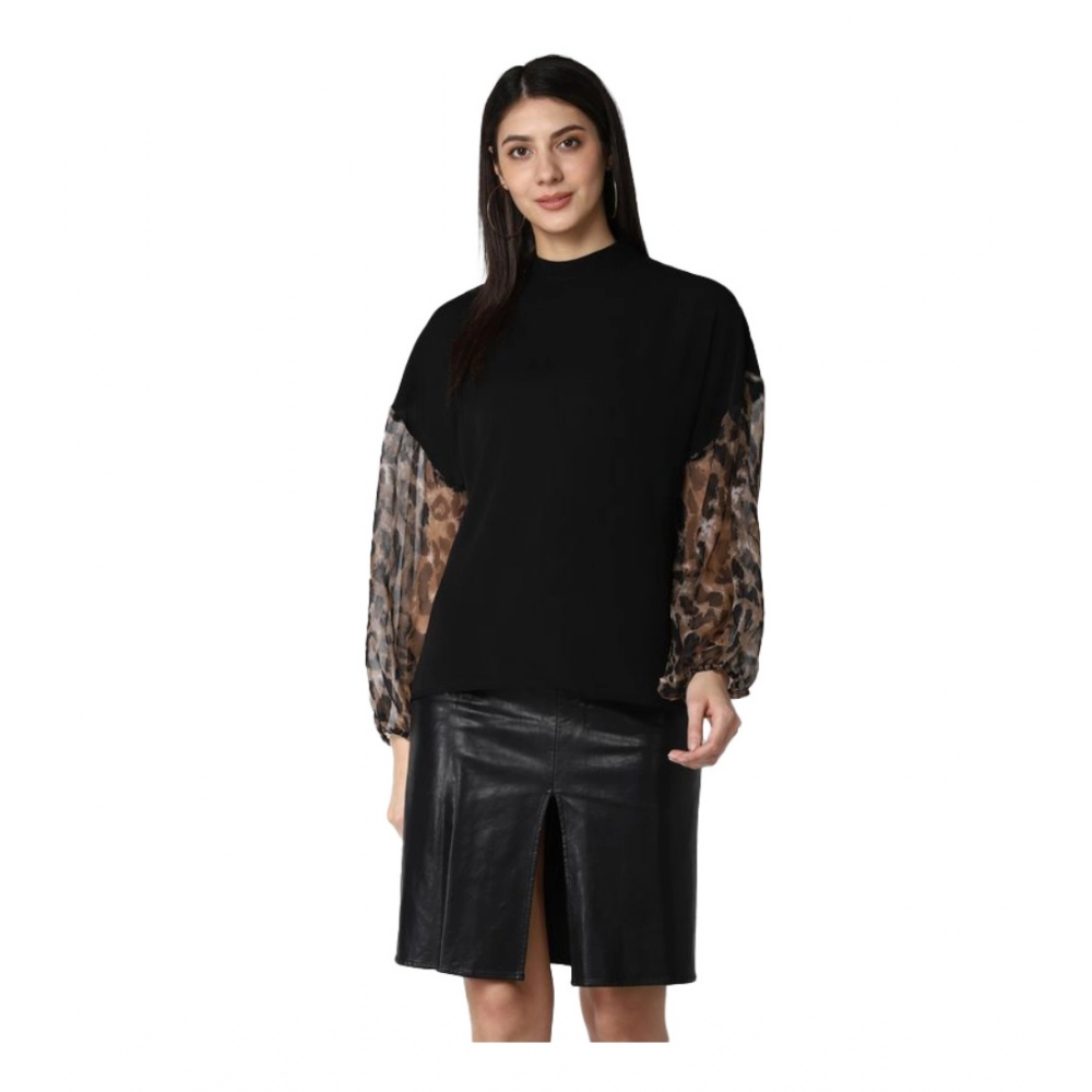 54041513151_cc0894c0b8_o_d-1000x1000-1.webp Generic Women's Polyester Animal Print Long Sleeves Top (Black) - Image 1