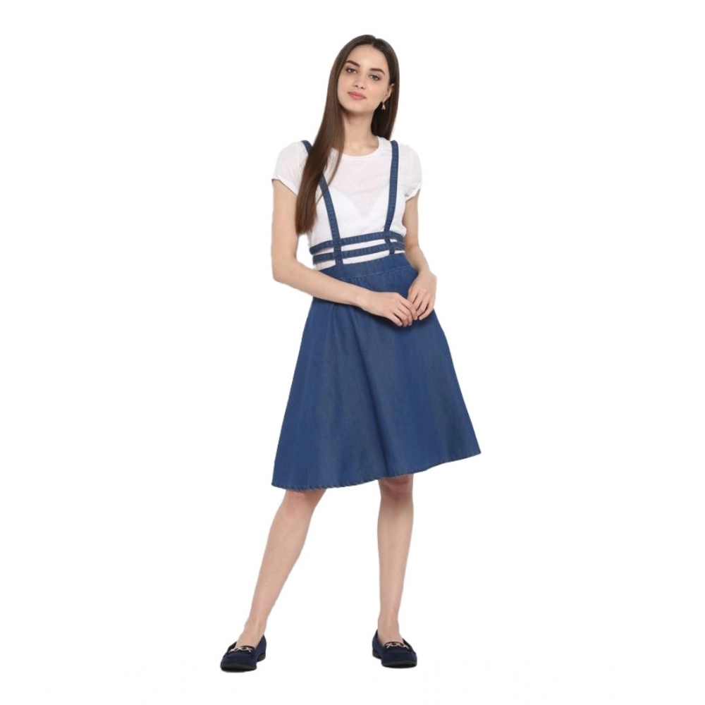 54041514046_1b0877a040_o_d-1000x1000-1.webp Generic Women's Denim Solid Shoulder Straps Below Knee Dress (Blue) - Image 1