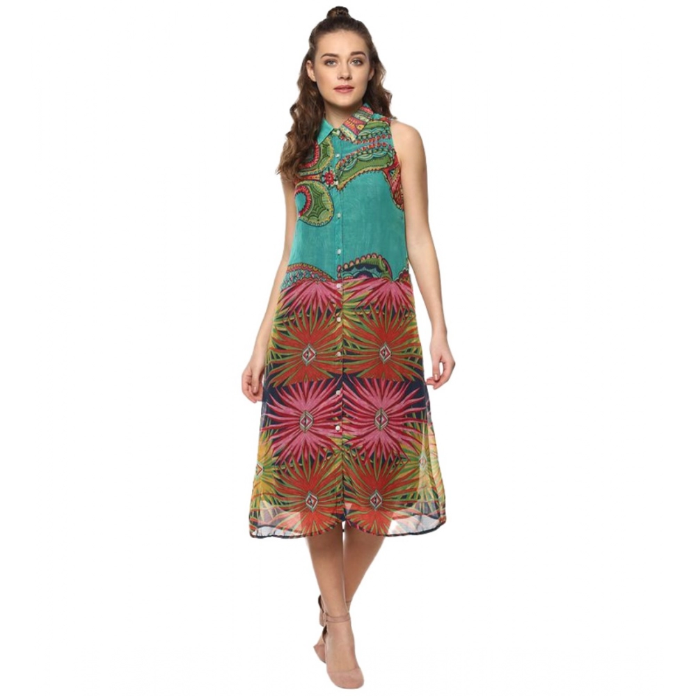 54041763978_fc0d584eaf_o_d-1000x1000-1.webp Generic Women's Polyester Floral Sleeveless Below Knee Dress (Multicolor) - Image 1