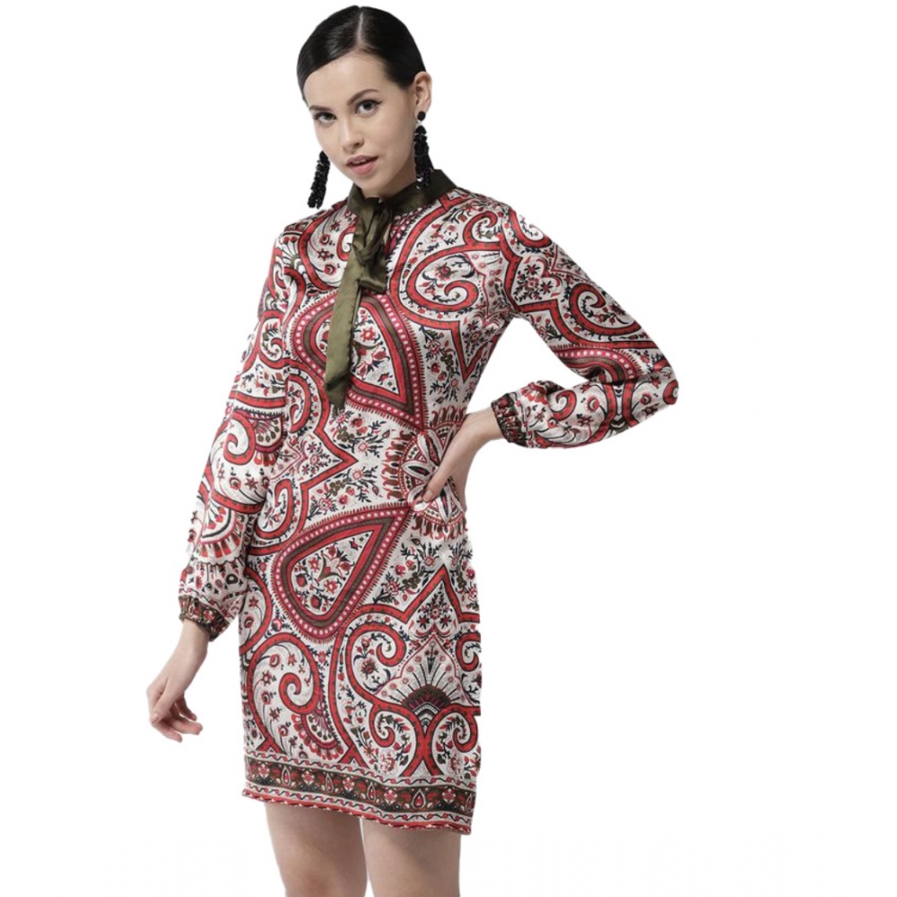 54041836219_1a0a348c78_o_d-1000x1000-1.webp Generic Women's Polyester Printed Long Sleeves Above Knee Dress (Red) - Image 1