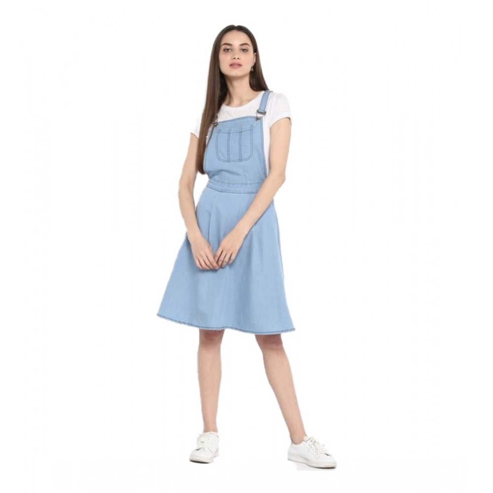 54041836259_b4e5d989ce_o_d-1000x1000-1.webp Generic Women's Denim Solid Sleeveless Above Knee Dress (Blue) - Image 1