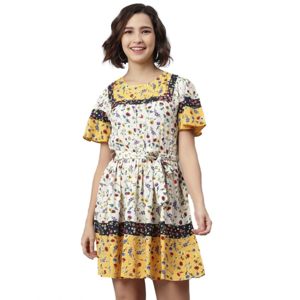 54041959580_8b25a32a40_o_d-1000x1000-1.webp Generic Women's Polyester Floral Flutter Above Knee Dress (Multicolor) - Image 1