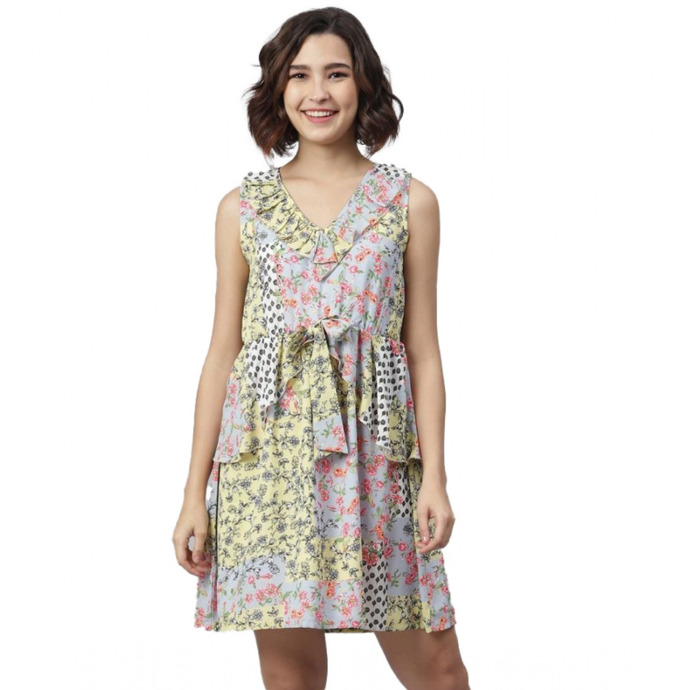 54041959645_49b275361a_o_d-1000x1000-1.webp Generic Women's Polyester Peplum Sleeveless Above Knee Dress (Multicolor) - Image 1
