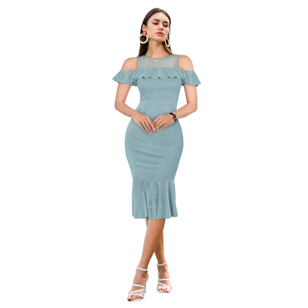 54163426060_c7bc334ff5_o_d-1000x1000-1.webp Generic Women's Knitting stretchable Solid Round Neck Sleeveless Dress (Pista ) - Image 1