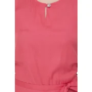 Generic Women's Casual Crepe Sleeveless Jump Suit (Pink) - Image 5