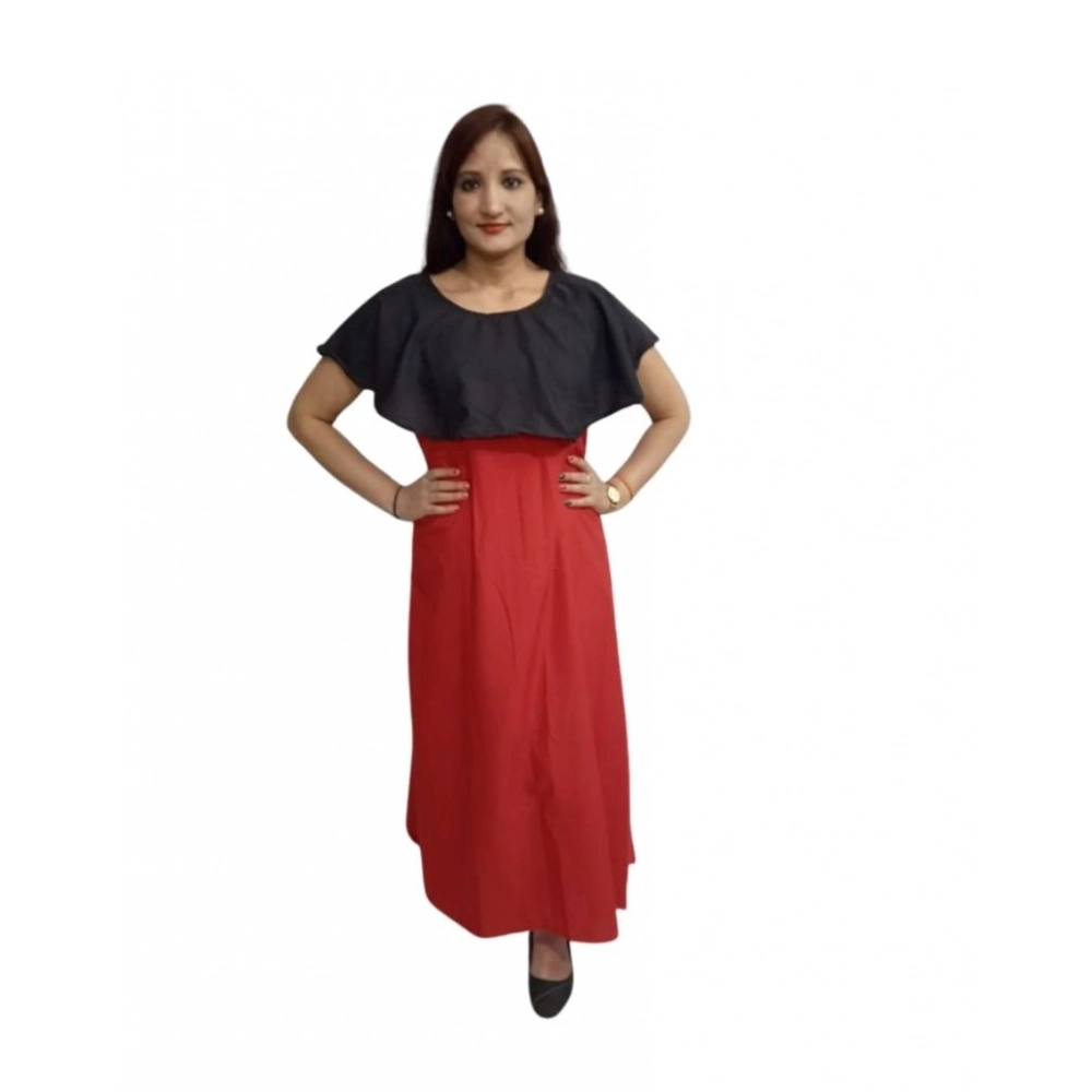 PID-63342-Women-s-Casual-Crepe-Cape-Sleeve-Dress-Black-1-1000x1000-1.webp Generic Women's Casual Crepe Cape Sleeve Dress (Black) - Image 1
