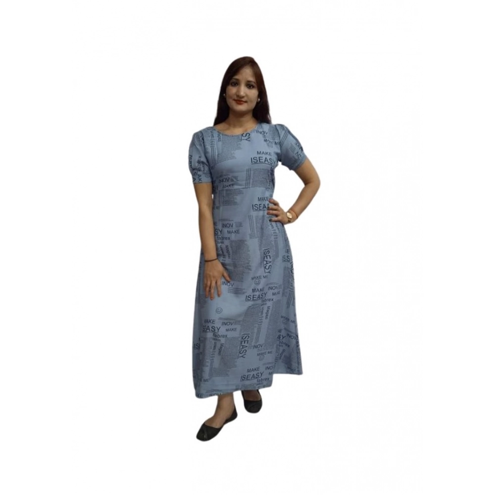 PID-63347-Women-s-Casual-Crepe-Half-Sleeves-Dress-Grey-1-1000x1000-1.webp Generic Women's Casual Crepe Half Sleeves Dress (Grey) - Image 1