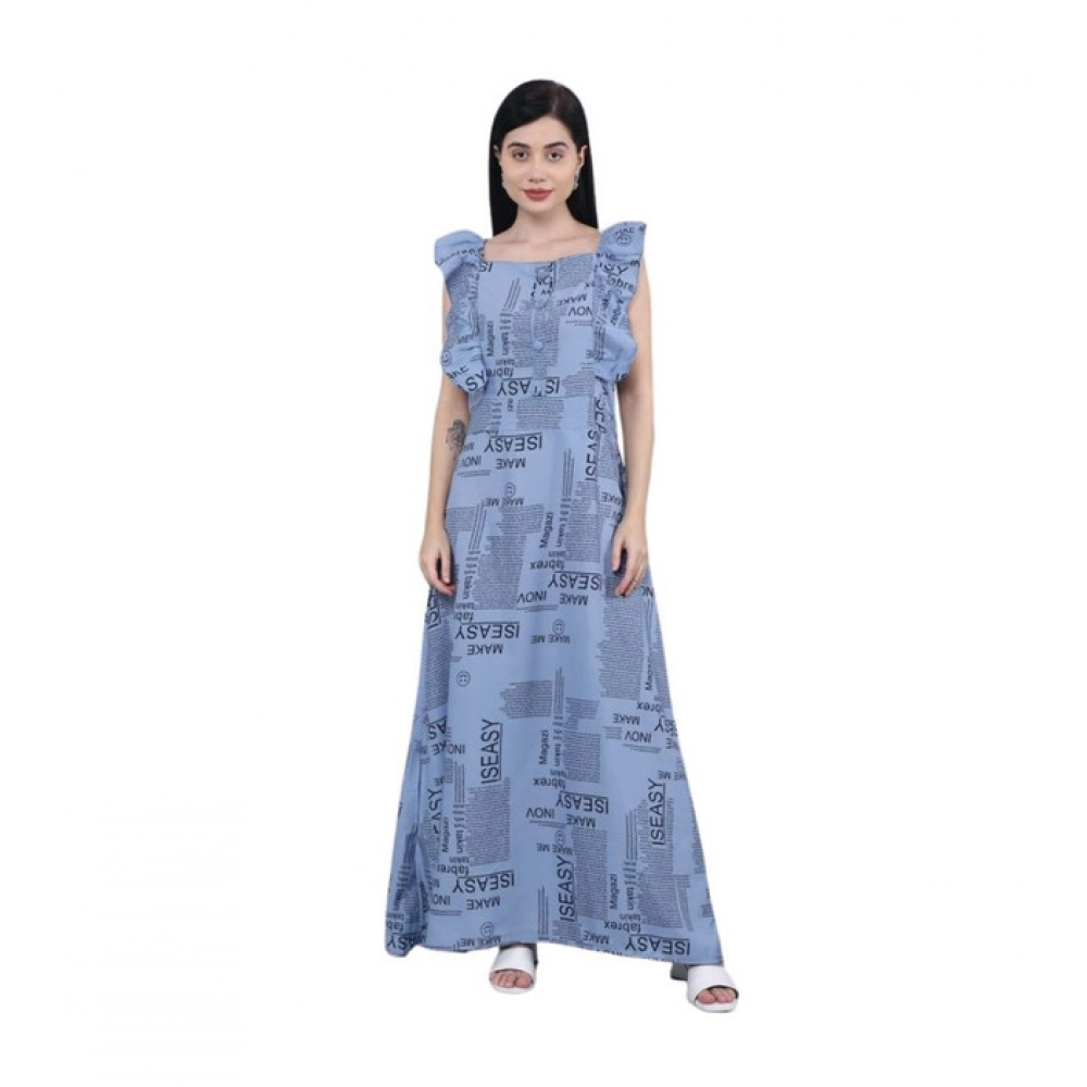 PID-63350-Women-s-Casual-Crepe-Sleeveless-Dress-Grey-1-1000x1000-1.webp Generic Women's Casual Crepe Sleeveless Dress (Grey) - Image 1