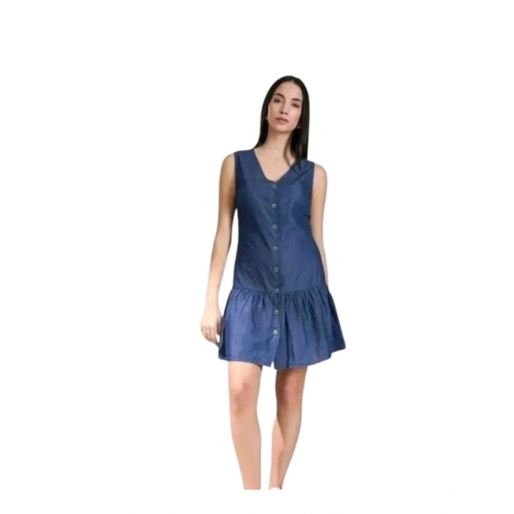 PID-63357-Women-s-Casual-Denim-Sleeveless-Dress-Blue-1-1000x1000-1.webp Generic Women's Casual Denim Sleeveless Dress (Blue) - Image 1
