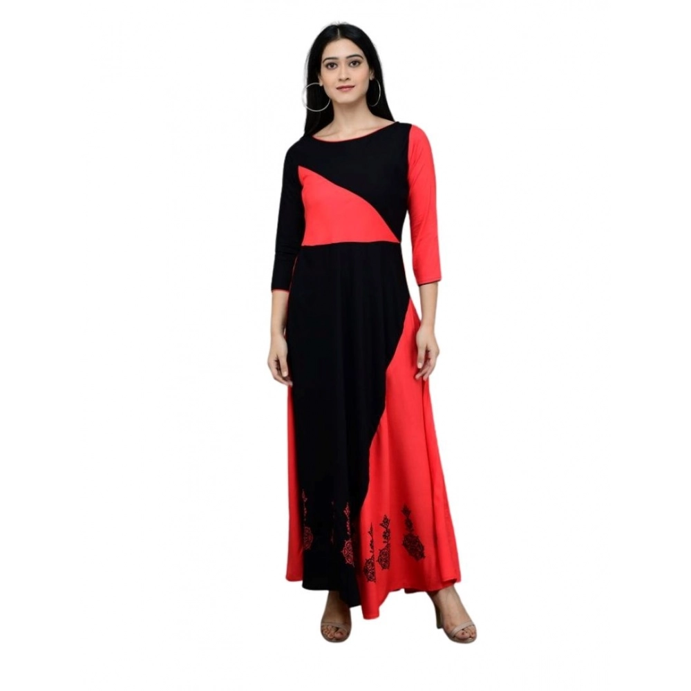 PID-63382-Women-s-Casual-Rayon-3-4th-Sleeves-Maxi-Pink-1-1000x1000-1.webp Generic Women's Casual Rayon 3-4th Sleeves Maxi Dress (Pink) - Image 1