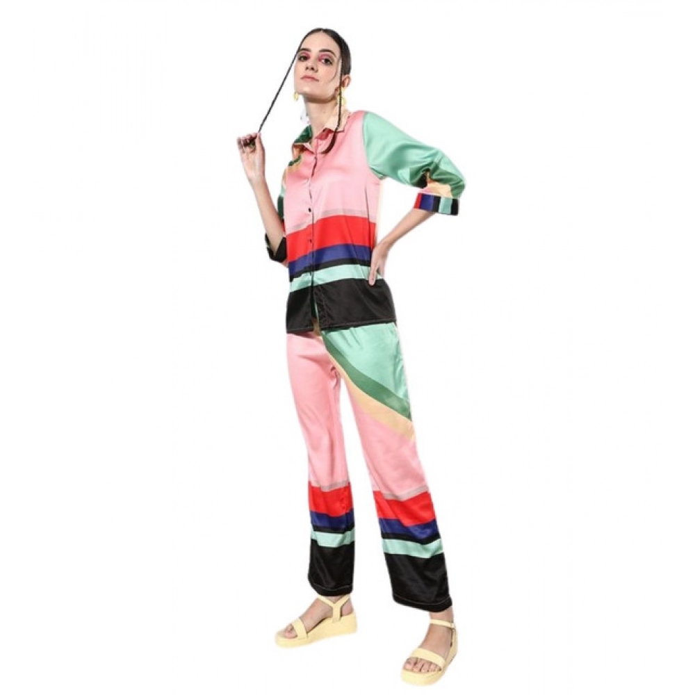PID-65329-Women-s-Satin-Colour-Block-Long-Sleeves-Co-Ord-Set-Pink-Multi-1-1000x1000-1.webp Generic Women's Satin Colour Block Long Sleeves Co-Ord Set (Multicolor) - Image 1