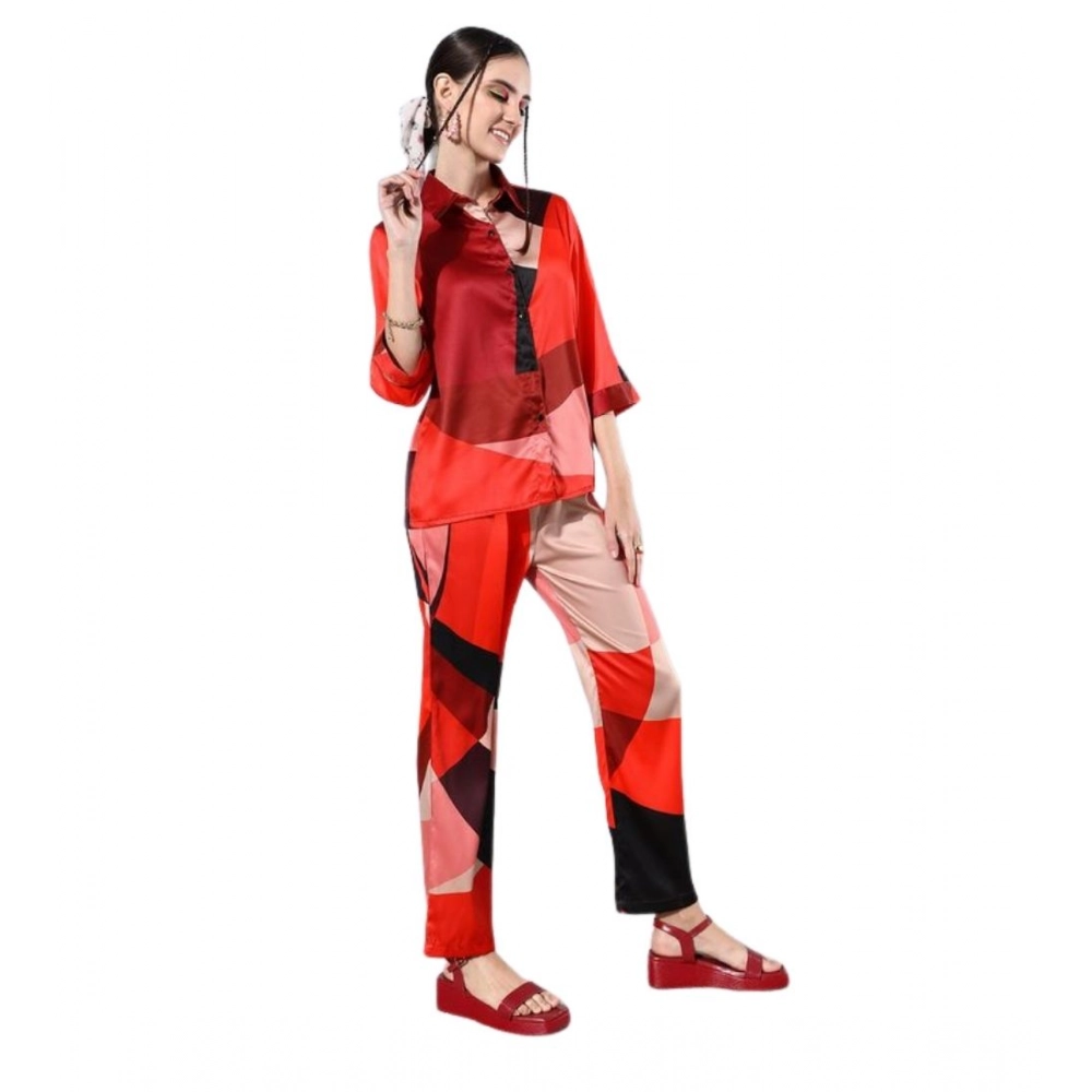PID-65331-Women-s-Satin-Colour-Block-Long-Sleeves-Co-Ord-Set-Red-1-1000x1000-1.webp Generic Women's Satin Colour Block Long Sleeves Co-Ord Set (Multicolor) - Image 1