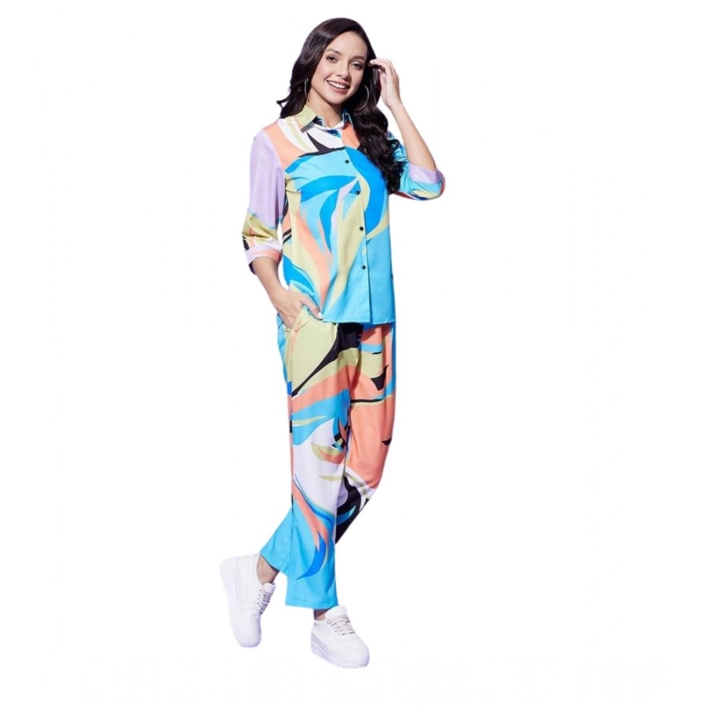PID-65333-Women-s-Polyester-Colour-Blocking-3-4th-Sleeve-Co-Ord-Set-Multi-1-1000x1000-1.webp Generic Women's Polyester Colour Blocking 3-4th Sleeve Co-Ord Set (Multicolor) - Image 1