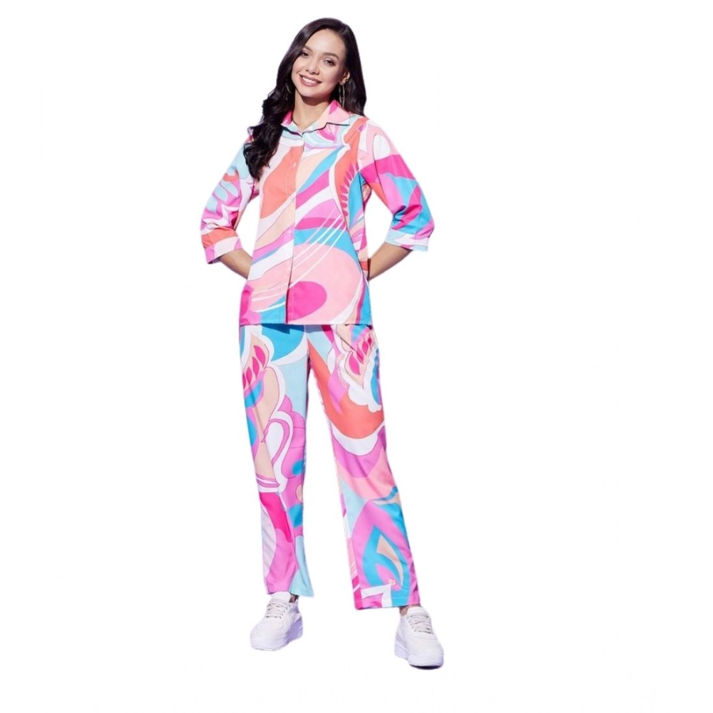 PID-65334-Women-s-Polyester-Printed-3-4th-Sleeve-Co-Ord-Set-Multi-1-1000x1000-1.webp Generic Women's Polyester Printed 3-4th Sleeve Co-Ord Set (Multicolor) - Image 1
