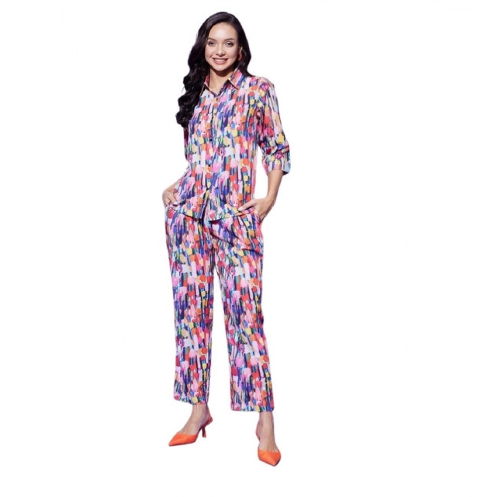 PID-65336-Women-s-Polyester-Floral-3-4th-Sleeve-Co-Ord-Set-Multi-1-1000x1000-1.webp Generic Women's Polyester Floral 3-4th Sleeve Co-Ord Set (Multicolor) - Image 1