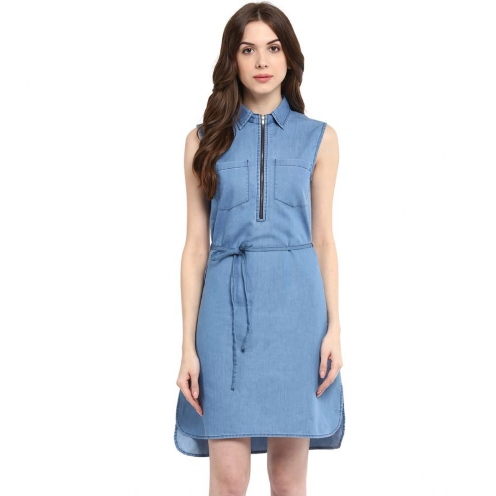 PID-65340-Women-s-Denim-Solid-Sleeveless-Dress-Blue-1-1000x1000-1.webp Generic Women's Denim Solid Sleeveless Dress (Blue) - Image 1