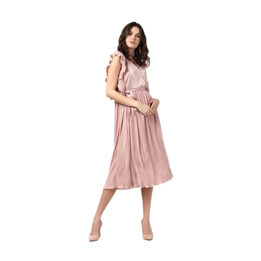 PID-65347-Women-s-Polyester-Pleated-Flutter-Dress-Champagne-Gold-1-1000x1000-1.webp Generic Women's Polyester Pleated Flutter Dress (Champagne Gold) - Image 1