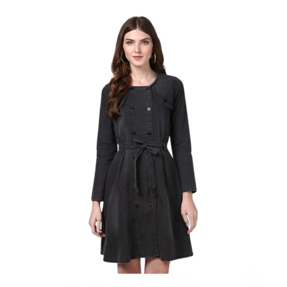 PID-65349-Women-s-Denim-Washed-Long-Sleeves-Dress-Black-1-1000x1000-1.webp Generic Women's Denim Washed Long Sleeves Dress (Black) - Image 1
