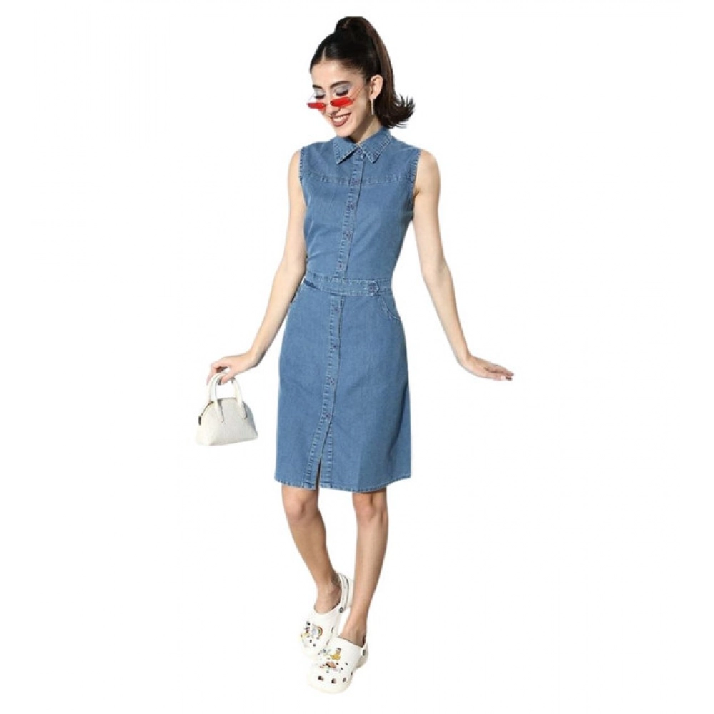 PID-65362-Women-s-Denim-Solid-Sleeveless-Dress-Blue-1-1000x1000-1.webp Generic Women's Denim Solid Sleeveless Dress (Blue) - Image 1