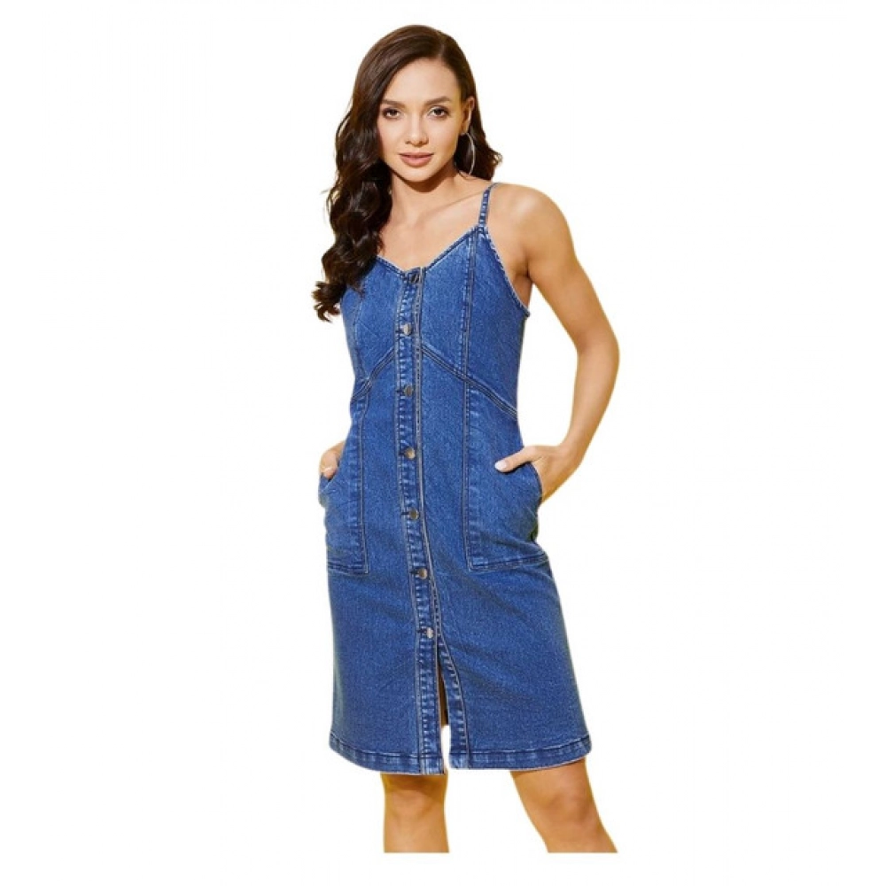 PID-65368-Women-s-Denim-Washed-Shoulder-Straps-Dress-Blue-1-1000x1000-1.webp Generic Women's Denim Washed Shoulder Straps Dress (Blue) - Image 1