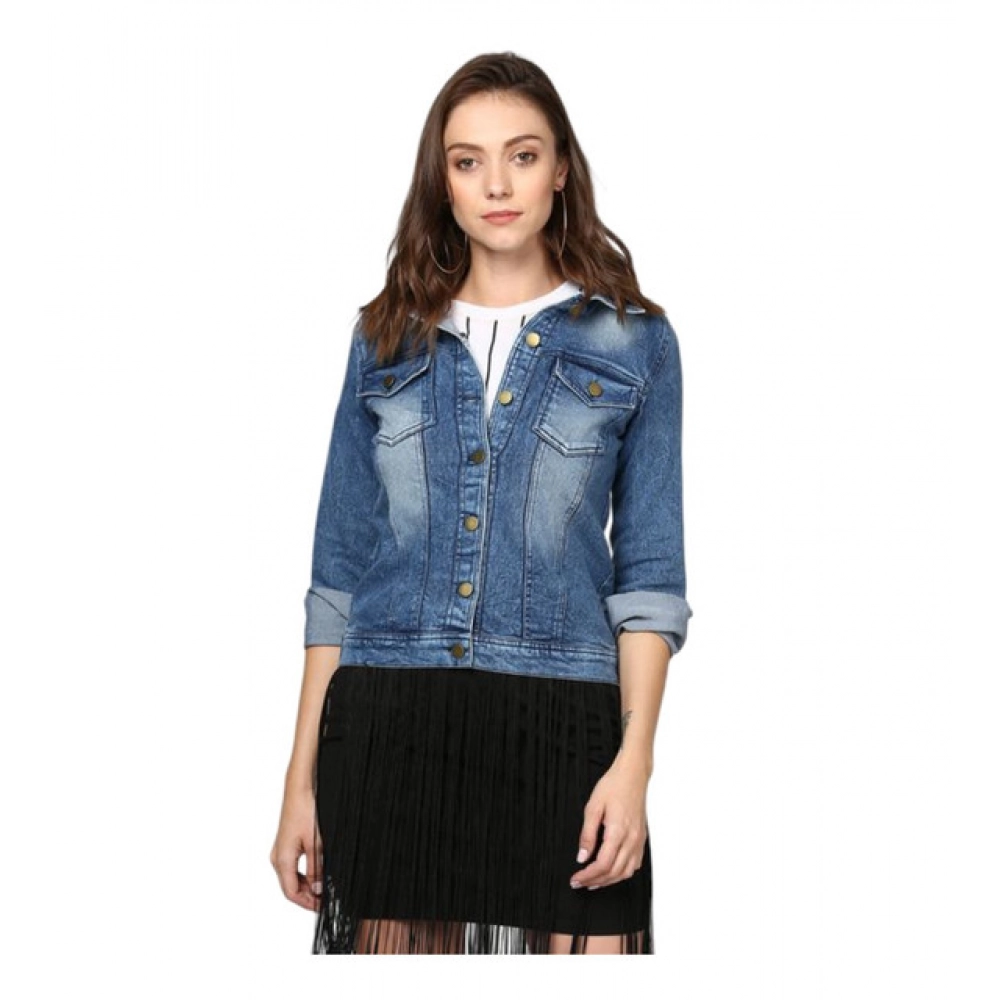 PID-65386-Women-s-Denim-Washed-Long-Sleeves-Jacket-Blue-1-1000x1000-1.webp Generic Women's Denim Washed Long Sleeves Jacket (Blue) - Image 1