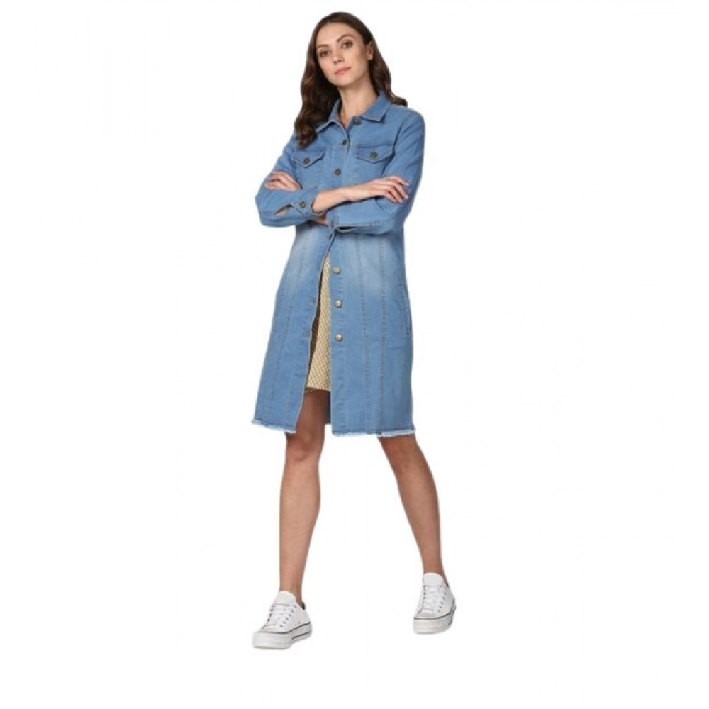 PID-65387-Women-s-Denim-Washed-Long-Sleeves-Jacket-Blue-1-1000x1000-1.webp Generic Women's Denim Washed Long Sleeves Jacket (Blue) - Image 1