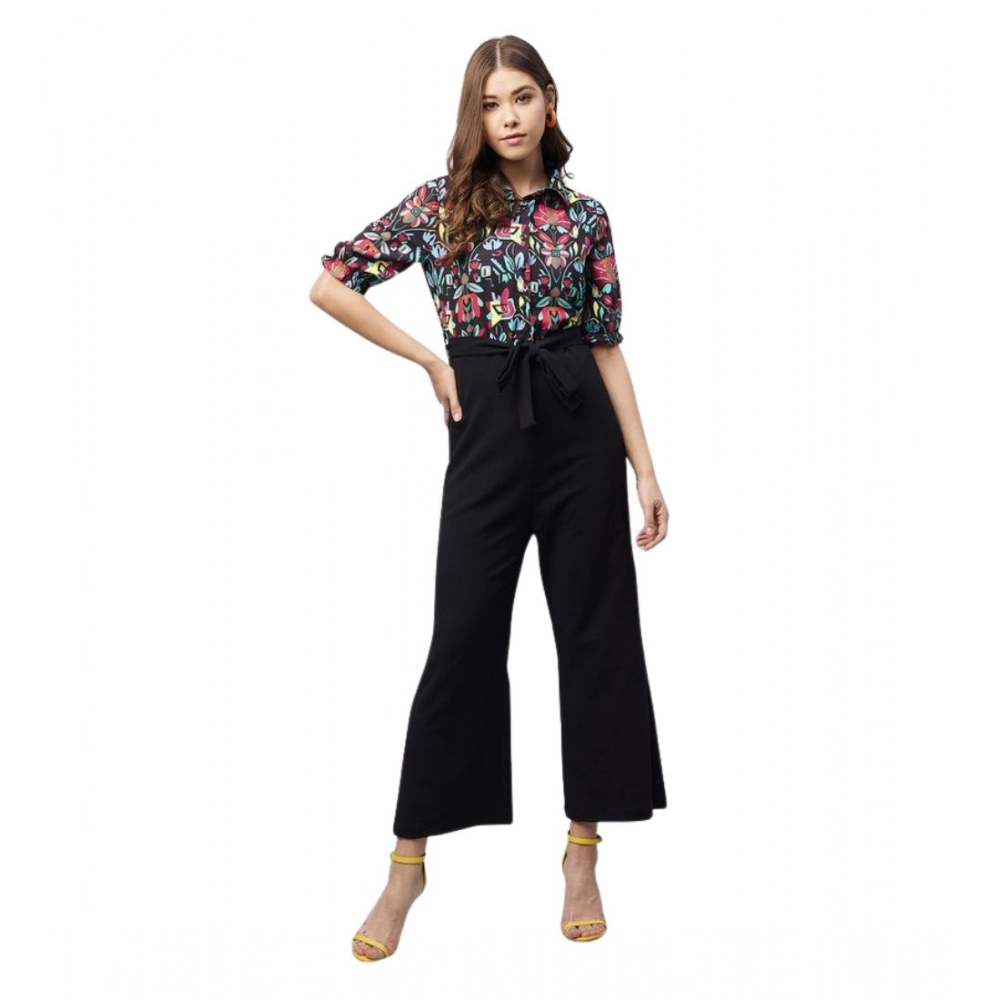 PID-65389-Women-s-Polyester-Floral-Short-Sleeve-Jumpsuit-Multi-1-1000x1000-1.webp Generic Women's Polyester Floral Short Sleeve Jumpsuit (Multicolor) - Image 1