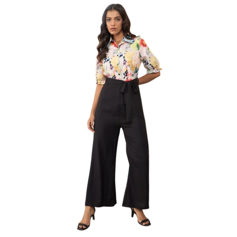 PID-65398-Women-s-Polyester-Floral-Half-Sleeves-Jumpsuit-Yellow-Black-1-1000x1000-1.webp Generic Women's Polyester Floral Half Sleeves Jumpsuit (Multicolor) - Image 1