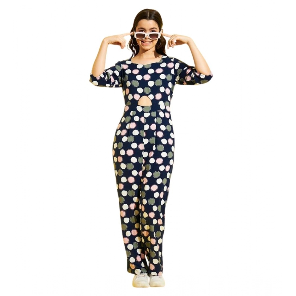 PID-65404-Women-s-Cotton-Polka-3-4th-Sleeve-Girl-s-Jumpsuit-Multi-1-1000x1000-1.webp Generic Girl's Cotton Polka 3-4th Sleeve Jumpsuit (Multicolor) - Image 1
