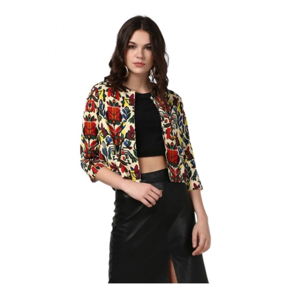 PID-65426-Women-s-Polyester-Floral-3-4th-Sleeves-Shrug-Multi-1-1000x1000-1.webp Generic Women's Polyester Floral 3-4th Sleeves Shrug (Multicolor) - Image 1