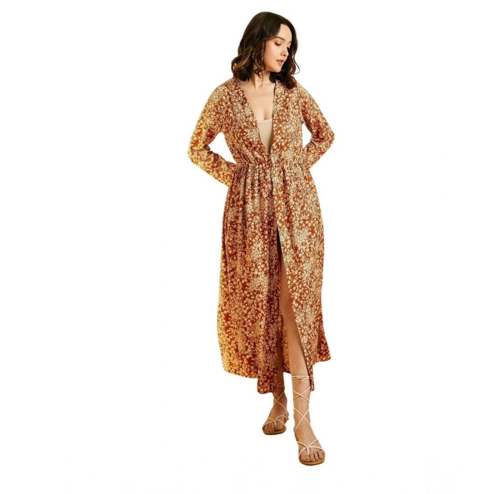 PID-65435-Women-s-Polyester-Floral-Long-Sleeves-Shrug-Brown-1-1000x1000-1.webp Generic Women's Polyester Floral Long Sleeves Shrug (Brown) - Image 1