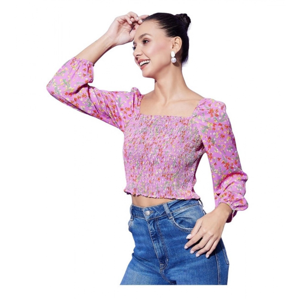PID-65486-Women-s-Polyester-Floral-Long-Sleeves-Top-Lavender-1-1000x1000-1.webp Generic Women's Polyester Floral Long Sleeves Top (Multicolor) - Image 1
