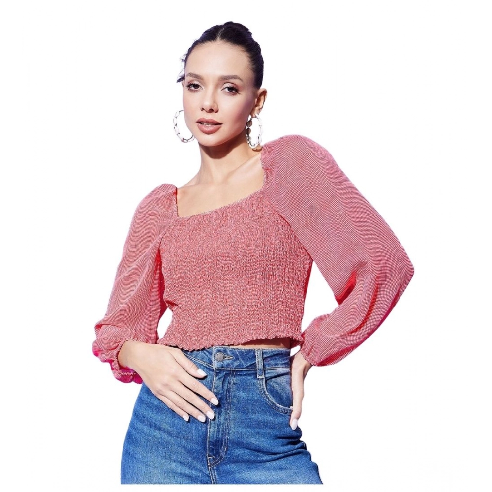 PID-65488-Women-s-Polyester-Floral-Long-Sleeves-Top-Red-1-1000x1000-1.webp Generic Women's Polyester Floral Long Sleeves Top (Red) - Image 1