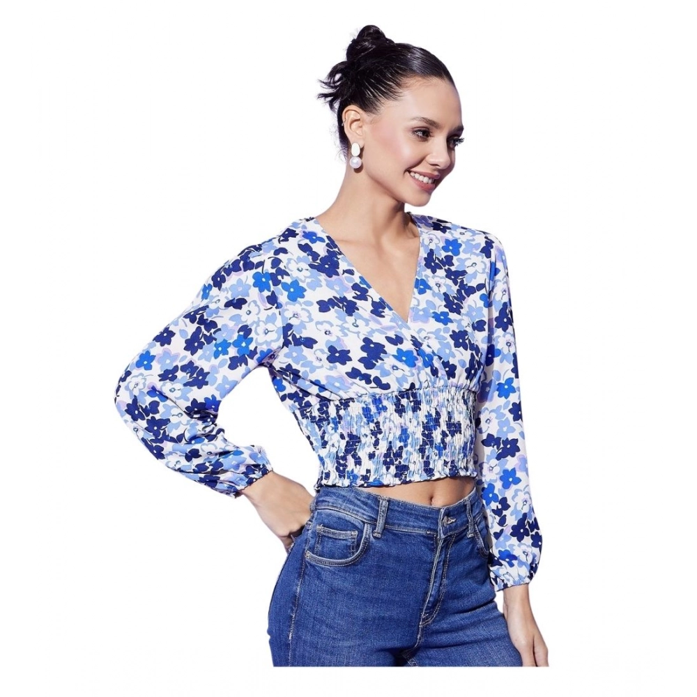 PID-65490-Women-s-Polyester-Floral-Long-Sleeves-Top-Blue-1-1000x1000-1.webp Generic Women's Polyester Floral Long Sleeves Top (Blue) - Image 1