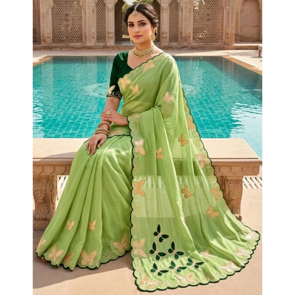 PID-67160-Women-s-Star-Georgette-Embellished-Saree-With-Unstitched-Blouse-5-5-Mtr-Green-1-1000x1000-1.webp Generic Women's Star Georgette Embellished Saree With Unstitched Blouse 5.5Mtr (Green) - Image 1