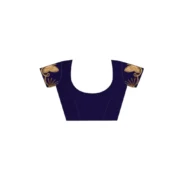 Generic Women's Star Georgette Embellished Saree With Unstitched Blouse 5.5Mtr (Lavender) - Image 2