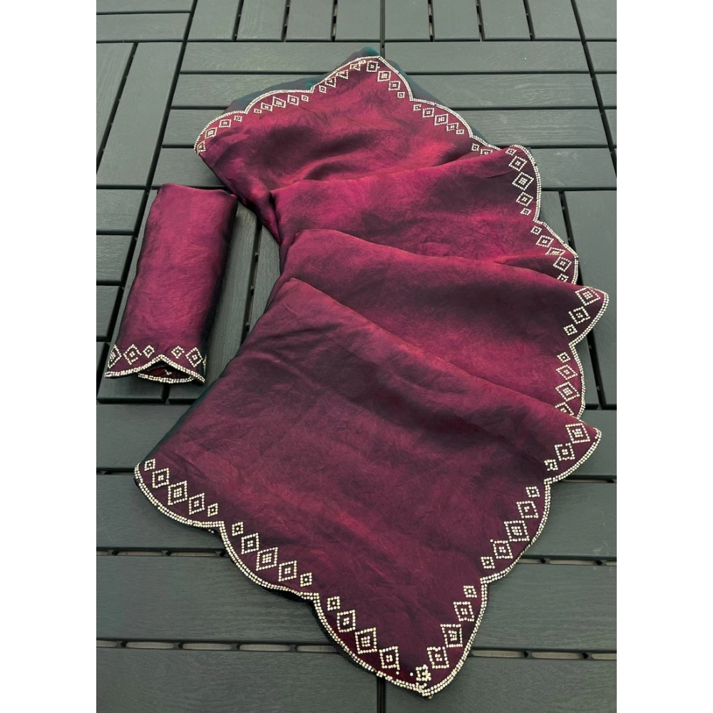 PID-67209-Women-s-Satin-Embellished-Saree-With-Unstitched-Blouse-5-5-Mtr-Wine-Toned-1-1000x1000-1.webp Generic Women's Satin Embellished Saree With Unstitched Blouse 5.5Mtr (Burgundy) - Image 1