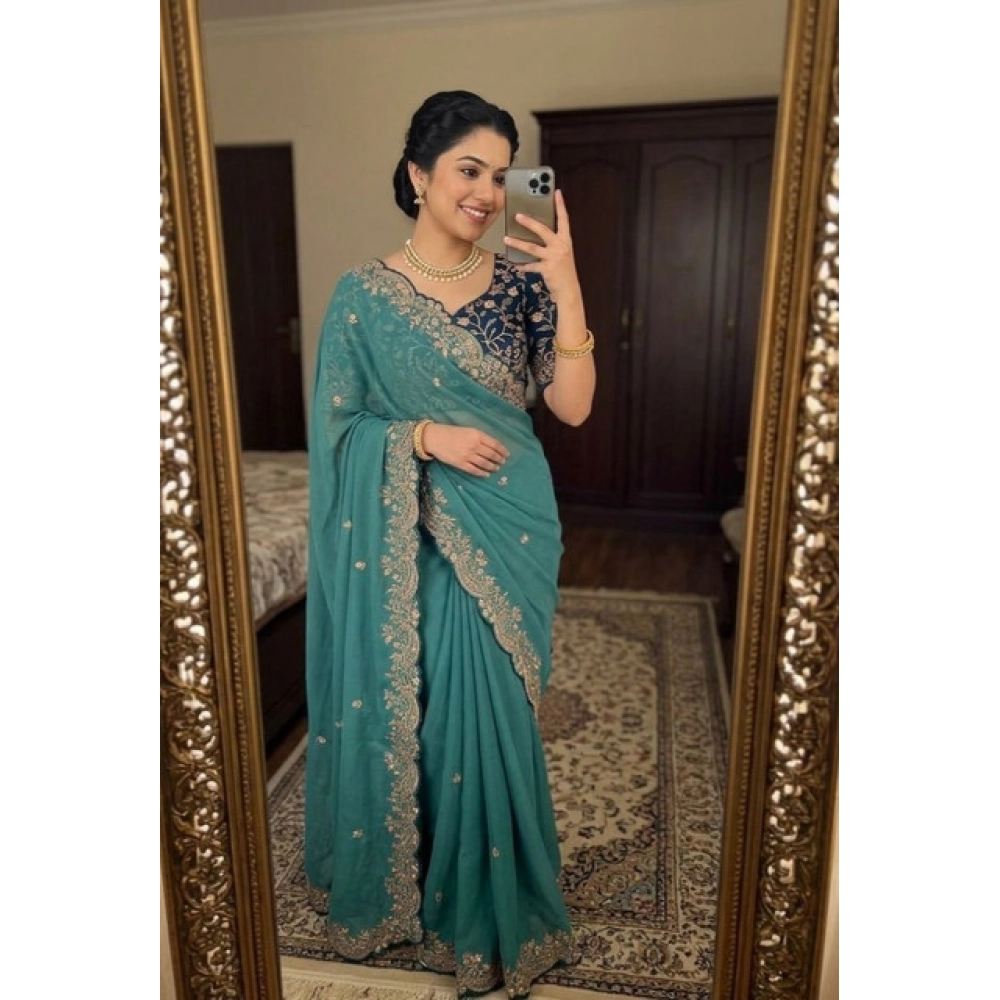 PID-67222-Women-s-Star-Georgette-Embroidered-Saree-With-Unstitched-Blouse-5-5-Mtr-Sky-Blue-1-1000x1000-1.webp Generic Women's Star Georgette Embroidered Saree With Unstitched Blouse 5.5Mtr (Sea Green) - Image 1