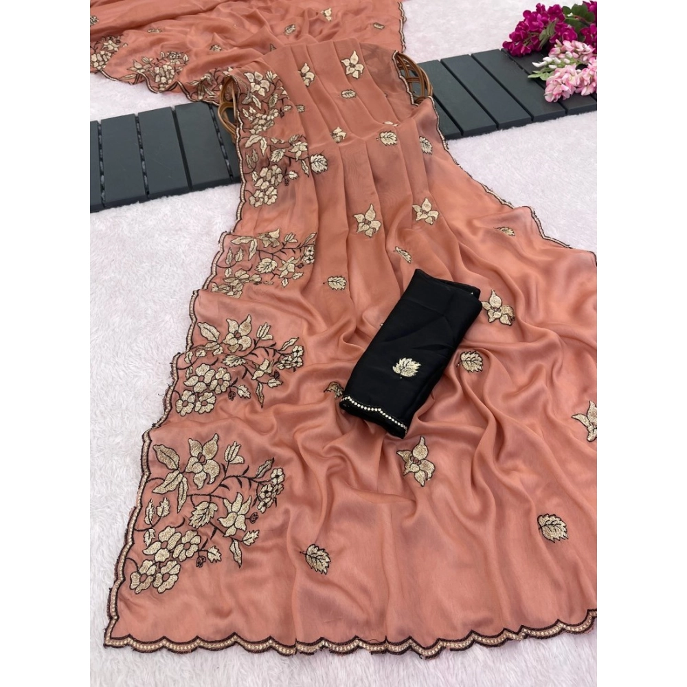 PID-67225-Women-s-Viscose-Silk-Embroidered-Saree-With-Unstitched-Blouse-5-5-Mtr-Orange-1-1000x1000-1.webp Generic Women's Viscose Silk Embroidered Saree With Unstitched Blouse 5.5Mtr (Peach) - Image 1
