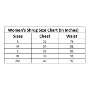 Generic Women's Polyester Floral 3-4th Sleeves Shrug (Multicolor) - Image 4