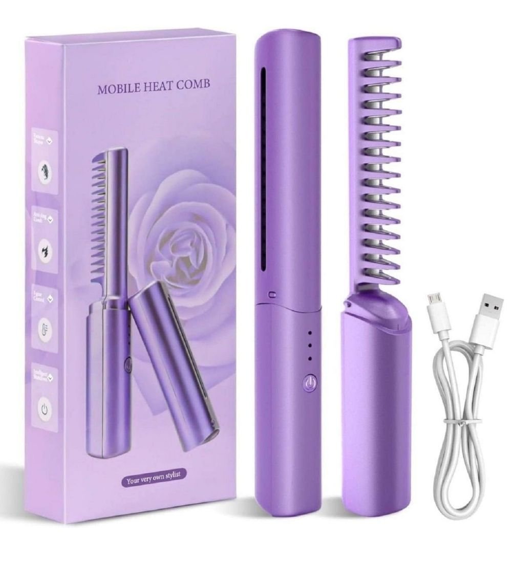PID-66785-Rechargeable-Mini-Hair-Straightener-Multicolor-1.jpg Generic Rechargeable Mini Hair Straightener (Multicolor) - Image 1