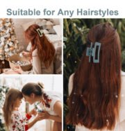 Generic Soft Silicone Hair Claw Clips (Multicolor) - Image 4