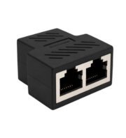 Generic RJ45 Splitter Female Ethernet LAN Network Adapter, 8P8C Internet Cable Coupler for Cat5/Cat5e/Cat6/Cat7 Compatible with Laptop, Computer, Router & Modem (Black) - Image 3