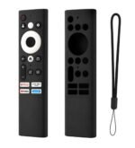 Generic Silicone Protective Cover for Croma Smart TV Remote � Soft Silicone Case Only (Black)