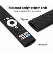 Generic Silicone Protective Cover for Croma Smart TV Remote � Soft Silicone Case Only (Black) - Image 4