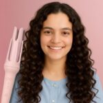 Generic Plastic-Stainless Steel Automatic Hair Curler (Pink)