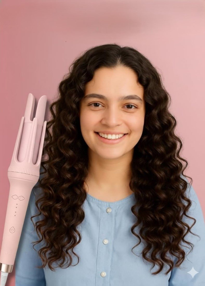 PID-67807-Plastic-Stainless-Steel-Automatic-Hair-Curler-Pink-1.jpg Generic Plastic-Stainless Steel Automatic Hair Curler (Pink) - Image 1