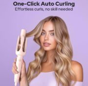 Generic Plastic-Stainless Steel Automatic Hair Curler (Pink) - Image 3